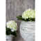 OFI 270 แจกัน BALL RIB (สีขาว)