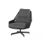 PRIMAVERA living chair anthracite with Stool