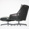 PRIMAVERA living chair anthracite with Stool