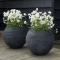 กระถางต้นไม้ Vase Ball Rib I (Size D 38 x H 33 cm)