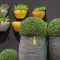 VASE ELEGANT LOW RIB BLACK