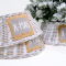 Van Der Leeden White wash Tree Skirt  (D60 x H26 cm.)