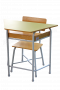 โต๊ะเก้าอี้นักเรียนทรงคางหมู