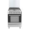 เตาแก๊สตั้งพื้นพร้อมเตาอบ TEKA รุ่น FS 66F 4G สแตนเลส ขนาด 60 ซม. 4 หัวเตา