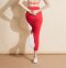 Oval red leggings - กางเกง