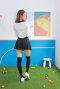 WonkjeT-shirt mix Jirada skirt golf style set