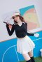 WonkjeT-shirt mix Jirada skirt golf style set - ชุดออกกำลังกาย