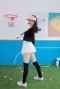 WonkjeT-shirt mix Jirada skirt golf style set - ชุดออกกำลังกาย