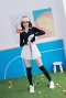 WonkjeT-shirt mix Jirada skirt golf style set - ชุดออกกำลังกาย