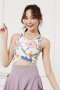 Minra crop top with bra - สปอร์บรา