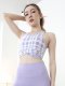 Minra crop top with bra - สปอร์ตบรา