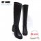 [พร้อมส่ง 36] [Boots] [BT-1002] รองเท้าบูทหนังสีดำ บูทยาวใต้เข่า ซับขนกันหนาวด้านใน เป็นซิบข้างถอดง่ายใส่สบายค่ะ