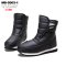 [พร้อมส่ง 36,38,39,40,41] [MB-2003-1] Snow Boots รองเท้าบู๊ทลุยหิมะสีดำ ผ้ากันน้ำ กันหนาว ด้านในซํบขนกันหนาวสีขาว ใส่ติดลบกันหนาวได้