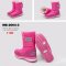 [พร้อมส่ง 36,37,38,39,40,41] [MB-2004-3] Snow Boots รองเท้าบู๊ทลุยหิมะสีชมพู ผ้ากันน้ำ กันหนาว ด้านในซํบขนกันหนาวสีขาว ใส่ติดลบกันหนาวได้
