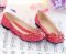  [[พร้อมส่ง35 36 37 38 40 41]] [Pm-023] Pangmama++รองเท้า++รองเท้าหุ้มข้อแต่งดอกไม้สีชมพู