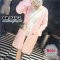 [*พร้อมส่ง F] [Ga-033-2] Gagai เสื้อคลุมไหมพรมสีชมพูตัวยาว มีกระเป๋าหน้าค่ะ