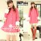 [*พร้อมส่ง S] [Mu-256] MumuHome เสื้อโค้ทกันหนาวสีชมพูพิงค์ Pink Coat ผ้าวูลเรียบเนื้อหนา ประดับเลื่อมหรูมาก พร้อมเฟอร์ปลายแขนสีขาว น่ารักมากๆค่ะ