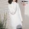 [พร้อมส่ง S,M,L,XL] [Ze-005-1] เดรสไหมพรมขมมิ้งสีขาว ทรงคอเต่า แขนยาว ผ้ายืดหยุ่นได้ดี สวยมากๆค่ะ