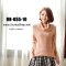  [[*พร้อม่สง , XL, 3XL]] [OB-055-10] Orange Bear++เสื้อคอเต่า++เสื้อคอเต่าไหมพรมแขนยาวส้มอ่อน