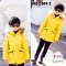 [PreOrder] [KID-1009-2] เสื้อโค้ทกันหนาวเด็กสีเหลือง บุขนกันหนาวหนาใส่ติดลบ มีหมวกฮู้ด ด้านหลังพิมพ์ลายการ์ตูน
