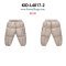 [พร้อมส่ง 80,90,100,110] [KID-L4017-2] กางเกงกันหนาวเด็กเล็กใส่เล่นหิมะสีเทา ผ้ากันหนาวกันหนาวอย่างดี ใส่ได้ทั้งเด็กชายและเด็กหญิง