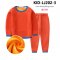[พร้อมส่ง 100] [KID-LJ202-3] ชุดลองจอนเด็กสีแดง เสื้อคอกลม ด้านในซับขนกันหนาวทั้งตัว พร้อมกางเกงใส่ติดลบได้ค่ะ