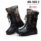 [พร้อมส่ง 42 43] [Boots] [MB-1002-2] Chove รองเท้าบู๊ทชายลายทหารสีน้ำเขียว ผ้าร่มบุขนด้านในใส่กันหนาวลุยหิมะได้ไม่เปียกค่ะ