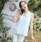  [[พร้อมส่ง]] [Mi-219] Mimius++เสื้อ++เสื้อสีผ้าผ้าซีฟองอัดพรีทสวย