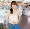  [[*พร้อมส่ง F]] [OB-031]Orange Bear++เสื้อ++เสื้อสีครีมแขนสั้นผ้าซีฟองลายสวย