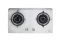 LBS-932N Stainless Built-in-hob เตาแก๊ส 2 หัว แบบฝังเคาน์เตอร์ หน้าสแตนเลส top