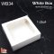 WB34 กล่องเบเกอรี่สีขาว 1 ปอนด์ ทรงเตี้ย
