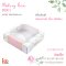 BB01 กล่องเบเกอรี่ทรงแบน ลายหินอ่อน
