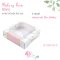 BB02 กล่องเบเกอรี่ทรงแบน ลายหินอ่อน