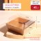 1 แพ็คมี 10 ชุด / ขนาด 9 x 9 x 6.5 cm. (รวมฝา) จำหน่ายพร้อมฝาพลาสติก