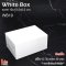 WB19 กล่องเบเกอรี่แบบทึบ สีขาว