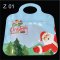 ถุงซิปล็อค ลายคริสต์มาส มี 4 ลาย  สำหรับ คุกกี้ ขนมอื่นๆ หรือใส่ของฝาก ของขวัญ แพ็คละ 10 ใบ