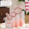 ถุงของขวัญ PVC ขุ่น (5ใบ/แพ็ค) กระเป๋าจัดกิ๊ฟเซ็ท ของขวัญ ดอกไม้ ขนม  ของชำร่วย