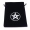 Black Slipknot Bags with White Pentacle