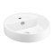 C003807 อ่างล้างหน้าวางบนเคาน์เตอร์ รุ่น Geo Circle (UC+) สี Glossy White