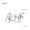 CT1261A1(HM) วาล์วเปิด-ปิดน้ำแบบก้านโยก รุ่น Geo