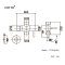 CT1702(HM) วาล์วเปิด-ปิดน้ำ เข้า 1 ออก 2