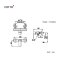 CT2406A ก๊อกผสมยืนอาบแบบก้านโยก รุ่น Waltz