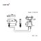 CT4917DC ก๊อกเดี่ยวอ่างล้างหน้าอัตโนมัติ (ใช้แบตเตอรี่)
