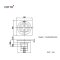 CT6404Z2P(HM) ตะแกรงกันกลิ่น สำหรับท่อระบายน้ำขนาด 1.5-3″ (หน้าแปลน 4″)