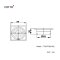 CT697Z3P(HM) ตะแกรงกันกลิ่น สำหรับท่อระบายน้ำขนาด 2.5-4″ (หน้าแปลน 4.8″)
