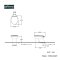 P3801(N)PC WH Pail Flush-E1 Closet