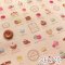 ผ้า cotton Yuwa Japan ลาย Mini Macaron พื้นอมชมพู  ขนาด 1/4 เมตร (50*55 ซม.)