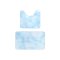 MICROFIBER MAT - ART DESIGN SET OF 2 SIZE : 45x45,45x65 cms.