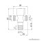 STOP VALVE STAINLESS STEEL 304