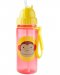 Zoo Straw Bottle Pp Monkey ขวดน้ำพกพาสำหรับเด็ก ขนาด 13 ออนซ์